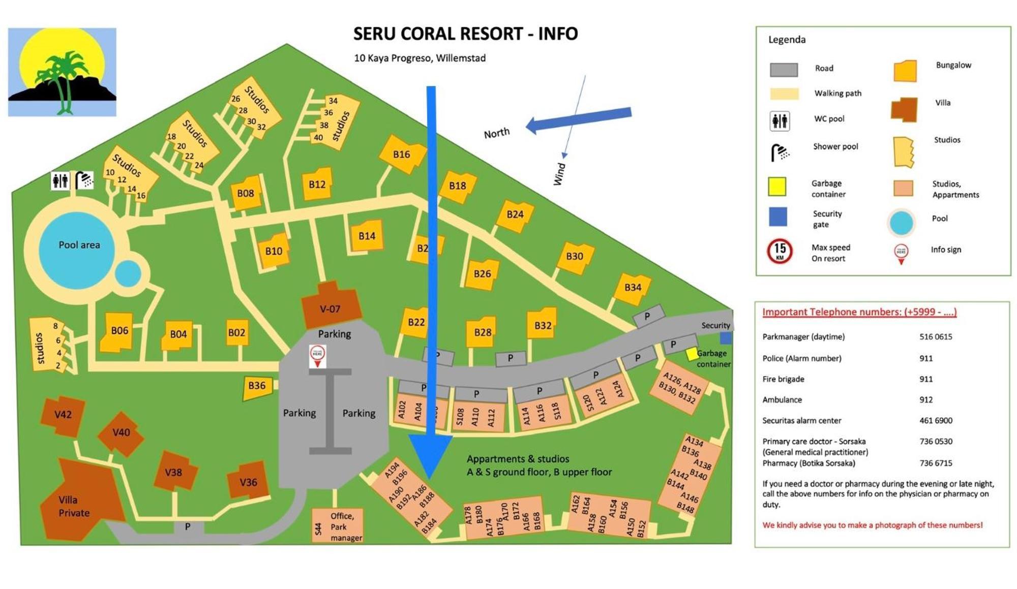 Kas Di Bami A-186 Op Seru Coral Resort - Ruim Appartement Met Groot Zwembad En Tropische Tuin 빌렘스타트 외부 사진